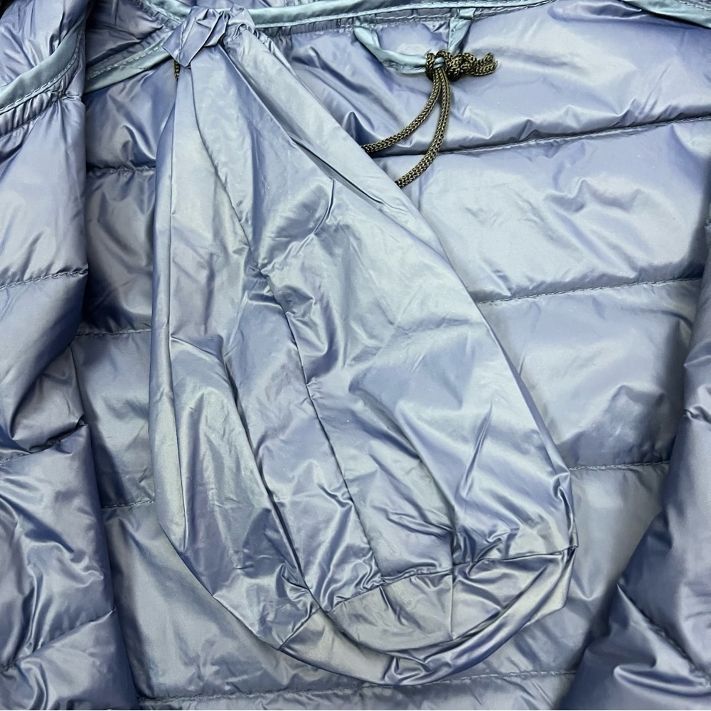 NWT Unbranded Women’s Ultra Light Down Full Zip Jacket Blue Hoodie Sz Small - Picture 12 of 13